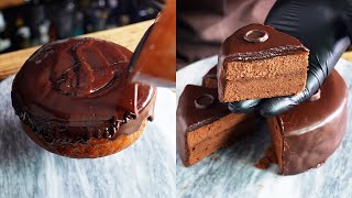 How to make Sachertorte ザッハトルテの作り方 asmr cooking [upl. by Bounds439]