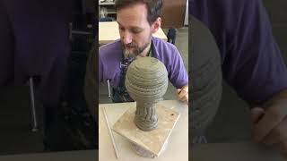 Coil Vase Surface Finishing burnish Part 612 [upl. by Adlin657]