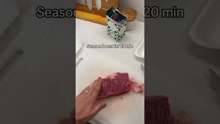 Steak Steel Pan vs Cast Iron Part 1 steak castiron wagyu steelpan beef dinner easyrecipe [upl. by Maynord]