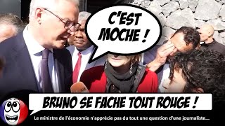 La GROSSE COLÈRE de Bruno Le Maire face à la question dune journaliste [upl. by Sheena399]