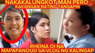 HALA NAKAKALUNGKOT NAMAN RHEINA HINDI MAPAPANOOD SA VLOG NG KALINGAP KalingapRabOfficial [upl. by Ahtelat]