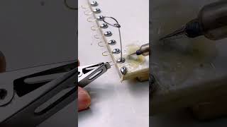 fishhook lead handle making process [upl. by Aicram669]