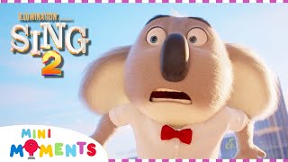 Buster Moons Escape Plan 🧳 🏃‍➡️  Sing 2  Extended Preview  Movie Moments  Mini Moments [upl. by Ahtaga]