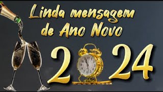 LINDA MENSAGEM DE ANO NOVO [upl. by Naitsirt]