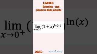 Exercice 104 Limites 2BAC Maths [upl. by Atterahs]