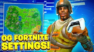 NEW BEST Controller Aimbot Settings For Fortnite Chapter 1 Season OG PS4PS5XBOXPC [upl. by Dalis]