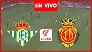 🔴EN VIVO  Real Betis vs Mallorca I LALIGA 202425 I Partido Completo fútbol en un Videojogo [upl. by Ailadgim]