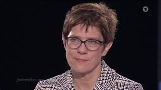 Neue CDUChefin KrampKarrenbauer im Interview [upl. by Kosey165]