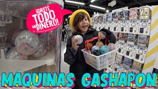 Gasto TODO mi Dinero en las MAQUINAS de GASHAPON [upl. by Desi]