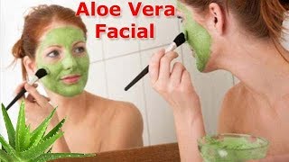 Apply Aloe Vera On The Face Like This You Will Soon Become White Remove Dark Spots Fair Skin [upl. by Hcirdeirf]