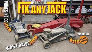 Hydraulic Floor Jack COMPLETE Rebuild amp How they WORK [upl. by Mckeon204]