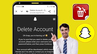 How to delete snapchat account permanently on Android 2024  Delete Snapchat Account [upl. by Troth7]