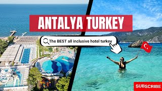 The BEST all inclusive hotel in Antalya TURKEY  Baia Salima Kemer hotel baiakemerclub8759 [upl. by Sawyor]