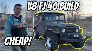 Im building a V8 swapped FJ40 pt 1 [upl. by Ahsieyt]