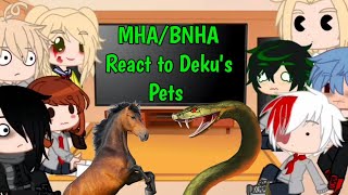 Mha React To Funny Animals  Gacha Club [upl. by Nerred]