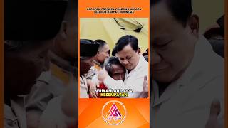 HARAPAN DAN DOA PRESIDEN PRABOWO UNTUK SELURUH RAKYAT INDONESIA videoviral shortvideo fyp [upl. by Elnar]