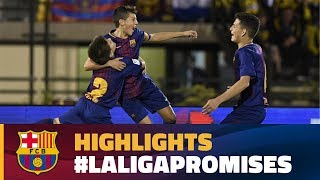 LaLigaPromises Arona 2017  Valencia â€“ BarÃ§a 01 [upl. by Notgnirra]