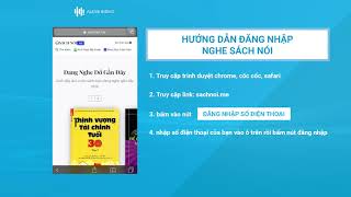 Hướng Dẫn Đăng Nhập Nghe Sách Nói Kinh Doanh Online [upl. by Nitfa]