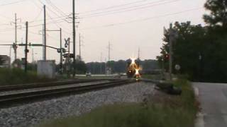 CSX southbound ballast train in SmyrnaGA [upl. by Shadow]