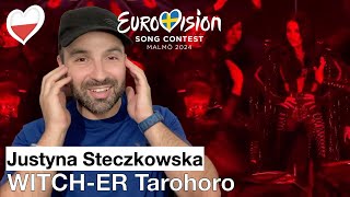 Reaction 🇵🇱 Justyna Steczkowska  WITCHER Tarohoro Potential Eurovision 2024 Poland Live [upl. by Signe]