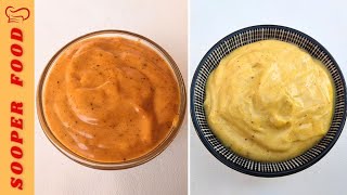 2 Best Burger Sauce Recipe by Sooper Food  Mayo Garlic Sauce  Zinger Burger Sauce  Burger Sauce [upl. by Adnahsor]