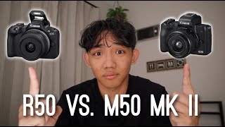 Canon R50 vs M50 Mark II Which Camera is Best for Beginners [upl. by Aihtnys]