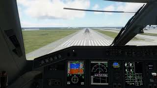 Xplane 12 E175 Landing at DTWKDTW [upl. by Anerac]