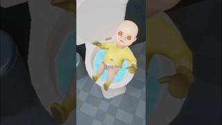 TOILET BABY Flushing The Baby Down The Toilet 🚽 shorts thebabyinyellow baby toiletflush [upl. by Nisa]