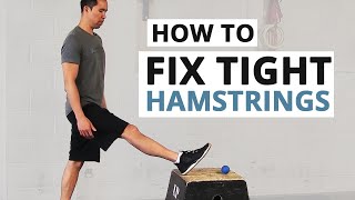 How to Fix Tight Hamstrings HINT Static Stretching Doesnt Work [upl. by Terrena239]