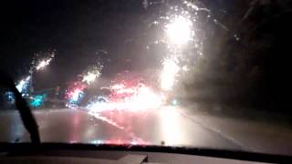 Lightning Strike Takes out Entire Streets Power with Huge Flash [upl. by Aun775]