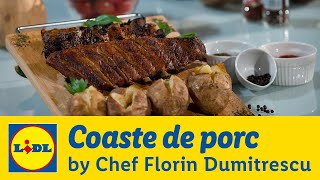 Coaste de porc in stil barbeque • Gateste cu Chef Florin Dumitrescu [upl. by Ynohtnael522]