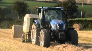 T6030 Baling Straw 2012 CoCork [upl. by Oicnecserc123]