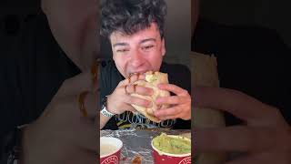 Chipotle Burrito Mukbang chipotle chipotleburrito chipotlemukbang mukbang asmr foodie viral [upl. by Jaela]