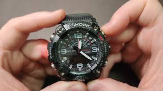 HOW TO CHANGE TIME AND DATE CASIO GSHOCK MUDMASTER GGB100 [upl. by Zebedee]