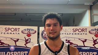 San Nilo Grottaferrata VS Virtus Aprilia Basket  Intervista a Matteo Converso [upl. by Imat]