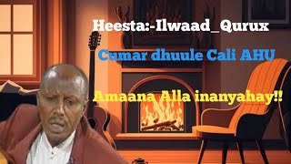 Heesti Ilwaad Qurux  AmanaAlla  Cumar dhuule AHU  Qaraami lyrics [upl. by Crispa555]