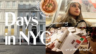 work days in my life nyc vlog [upl. by Hillie]