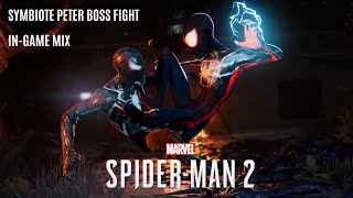 Symbiote Peter Boss Fight Theme  InGame Unofficial Soundtrack  Marvel’s Spiderman 2 FIXED AUDIO [upl. by Marcellus]