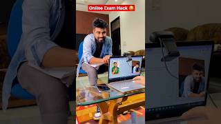 Online exam life hack 😱😱 comedy onlineclassesvsnormalclasses fun funny dushyantkukreja shorts [upl. by Nahtnanhoj388]