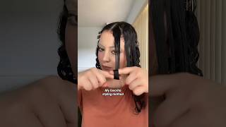 Finger curling never fails curlyhair curls volume styling fingercurl fingercoils [upl. by Savell]