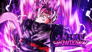 God Of Skill Spam The Roblox Anime Showdown Goku Black Experience [upl. by Eixid]