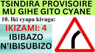 AMATEGEKO YUMUHANDA 🚨🚔 IBIBAZO NIBISUBIZO BYIKIZAMINI CYA PROVISOIRE 🚨 TSINDIRA PROVISOIRE VUBA [upl. by Bianchi]