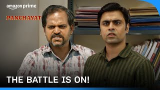 Sachiv Ji vs Bhushan The Ultimate Battle  Panchayat  Prime Video India [upl. by Saidee]