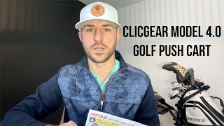 CLIGGEAR 40 GOLF PUSH CART SIMPLY THE BEST [upl. by Keraj]