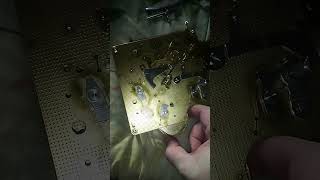 how to remove a hermle mainspring barrel after the power has been let down [upl. by Nylhtiak]