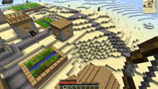 minecraft 100ไปปล้นNPC Villagerกัน 555 [upl. by Gowrie]