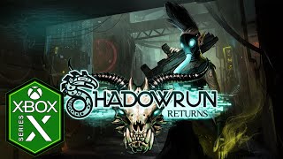 Shadowrun Returns Xbox Series X Gameplay Optimized Xbox Game Pass [upl. by Atteuqehs]