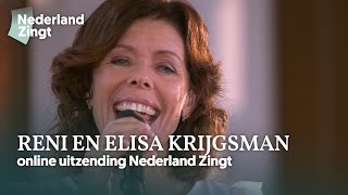 Reni en Elisa Krijgsman  uitzending najaar 2021  Nederland Zingt [upl. by Notlek]