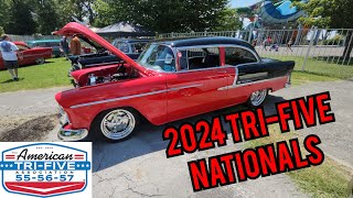 2024 Tri Five Nationals American Bowling Green trifive nomad bel air 55 56 57 Chevy Gasser rat rod [upl. by Coniah646]