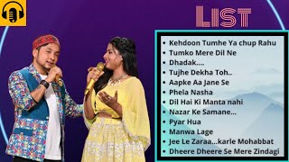 Pawandeep Rajan and Arunita Kanjilal all HITS SONGS  INDIAN IDOL [upl. by Dickerson]